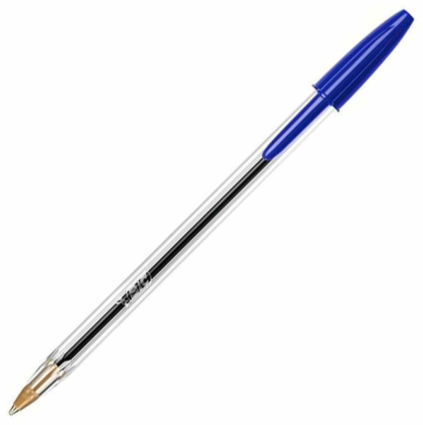 Ручки шариковые BIC Cristal Original, набор 10 шт, синие, узел 1мм, линия 0,32мм, пакет, 830863