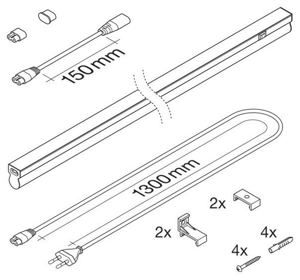 Настенный светильник LEDVANCE LN COMP SWITCH 600 8 W 4000 K. - фотография № 7