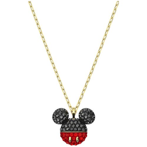 Колье Swarovski Mickey Mouse Black / Микки Маус / Кристаллы Swarovski