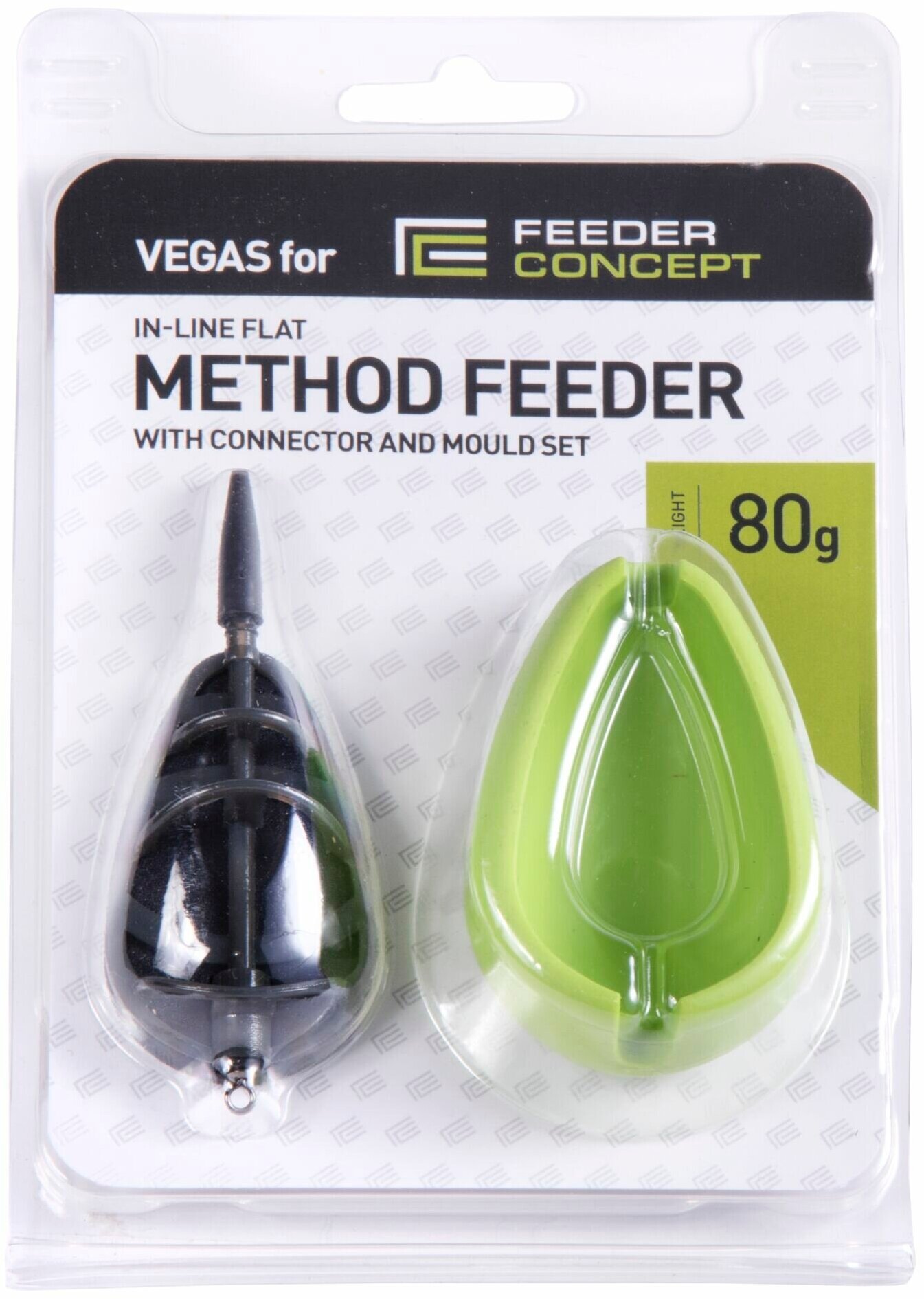 Кормушка фидерная с уплотнителем FC Vegas Flat Method 80 г