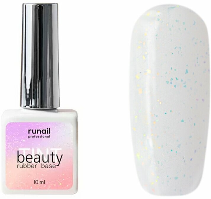 RuNail, beautyTINT yuki - каучуковая цветная база №8547, 10 мл