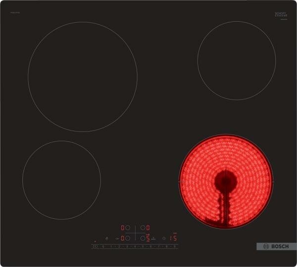 Варочная панель электрическая Bosch PKE611FP2E черный