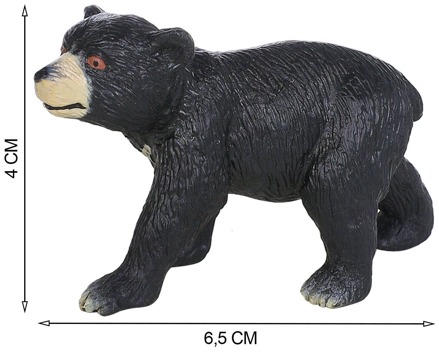 Набор фигурок животных серии "Мир диких животных": Семья гималайских медведей, 2 предмета