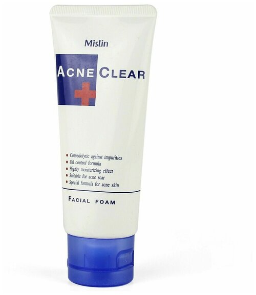 Mistine Очищающая пенка для профилактики акне Acne Clear, 85 мл