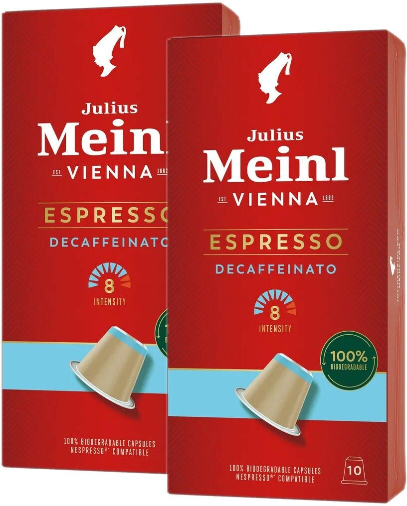 Кофе в капсулах Julius Meinl Espresso Decaf (Эспрессо Декаф), стандарта Nespresso, 2x10шт - фотография № 10