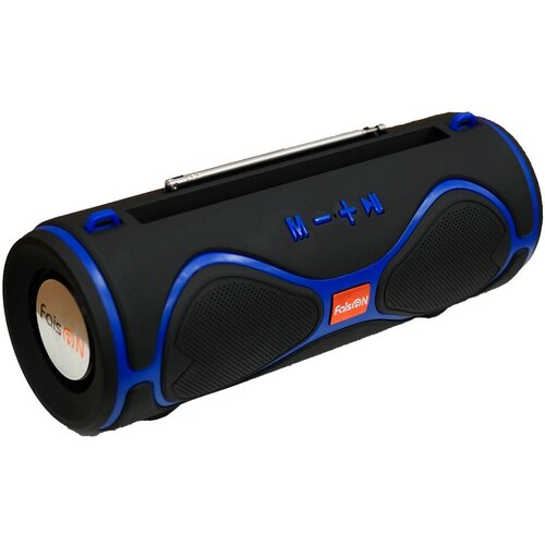 Портативная колонка FaisON Mask MMS-39 Bluetooth чёрный синяя вставка 99000₽