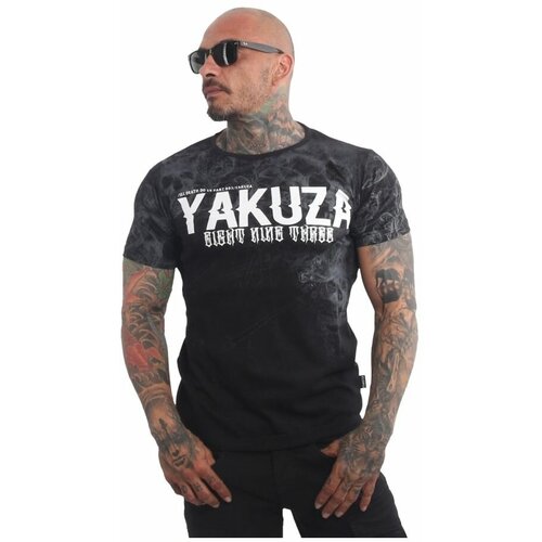 Футболка Yakuza, хлопок, размер 2XL, черный