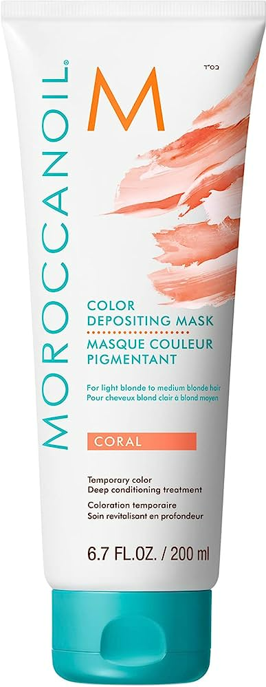 Moroccanoil Color Depositing Mask Coral - Тонирующая маска Коралл 200 мл