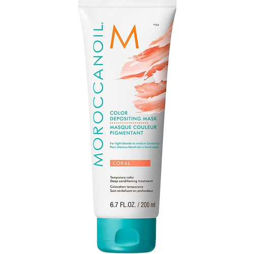 Moroccanoil Color Depositing Mask Coral - Тонирующая маска Коралл 200 мл moroccanoil маска hibiscus тонирующая 200 мл