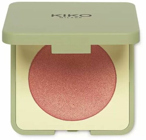 KIKO MILANO Компактные румяна с естественным финишем Green Me Blush (101 Coral View)