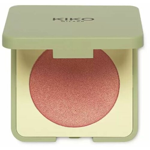 KIKO MILANO Компактные румяна с естественным финишем Green Me Blush (101 Coral View)