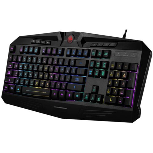 Клавиатура проводная Defender Redragon Harpe Pro мембранная кабель 18м цвет чёрный 190500₽