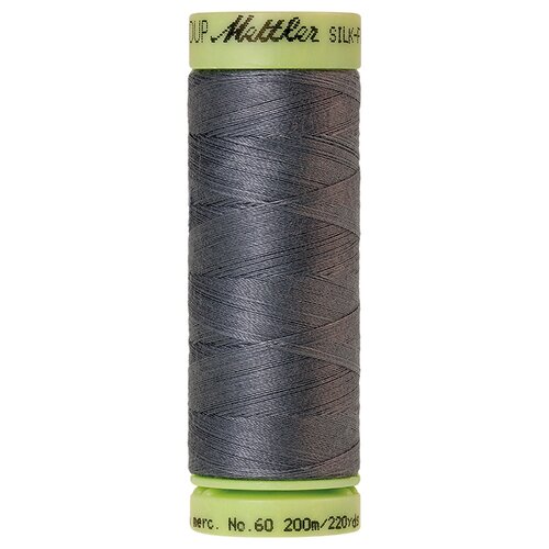 Нить для машинного квилтинга SILK-FINISH COTTON 60, 200 м 100% хлопок 0342 Flint Stone ( 9240-0342 )