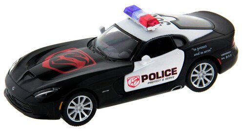 Легковой автомобиль Kinsmart 2013 SRT Viper GTS (KT5363WP) 1:36, 13 см, черный