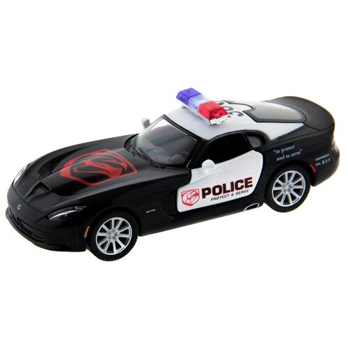 Легковой автомобиль Kinsmart 2013 SRT Viper GTS (KT5363WP) 1:36, 13 см, черный