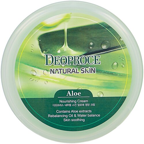 Deoproce Крем для тела Natural Skin Aloe Nourishing Cream, 100 мл