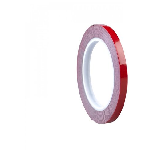 Лента пеноакриловая двусторонняя RoxelPro 0.8 мм (6мм х 5м) серая повышенной прочности. Арт. 512311