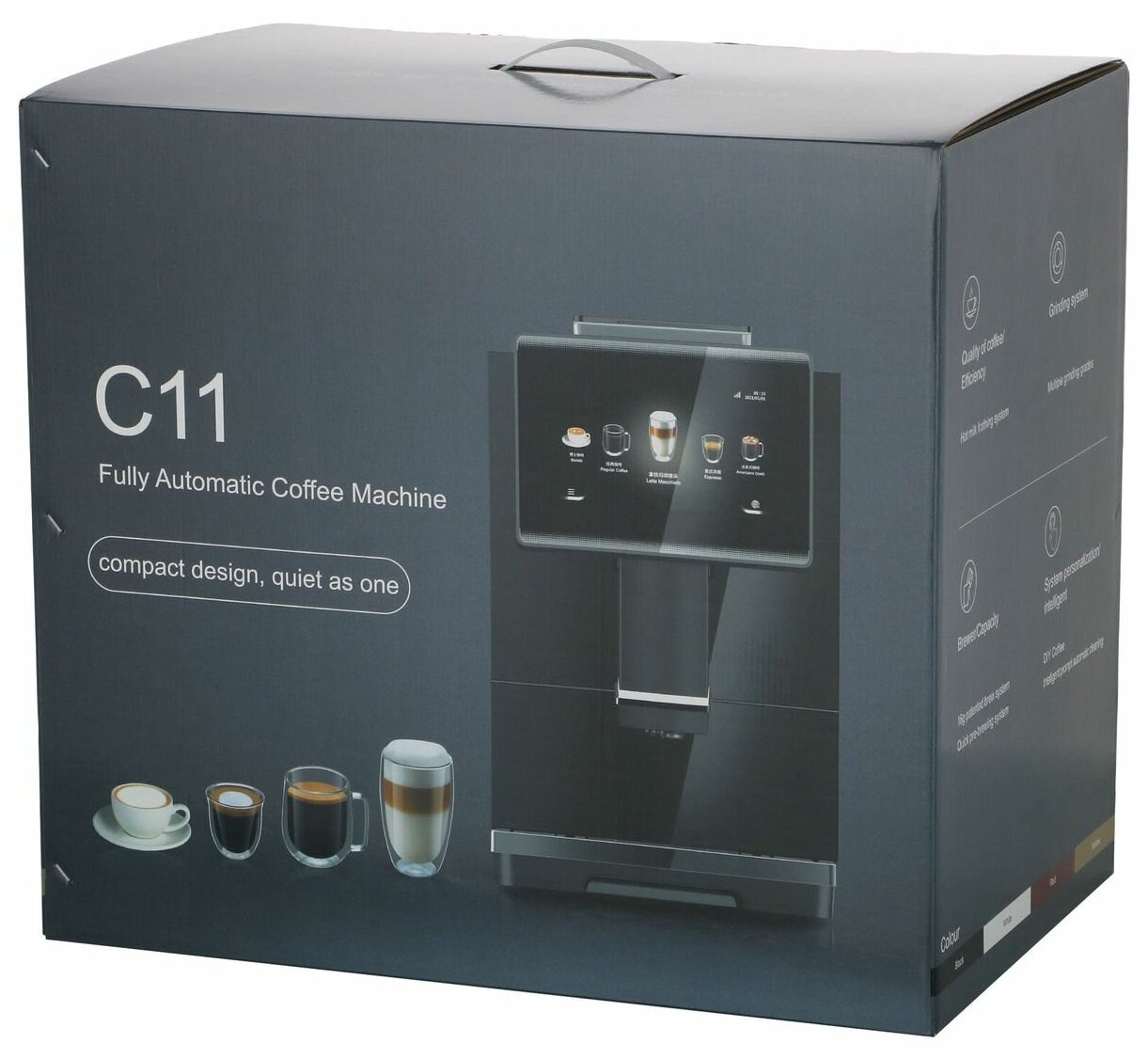 Кофемашина Dr.coffee proxima C11, черный