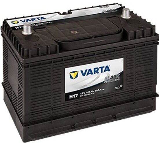 Аккумулятор Varta Promotive Black 605 102 080 H17, 330x172x240, универсальная полярность, 105 Ач