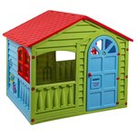 Домик игровой PalPlay 360, цвет красный/голубой/зеленый - изображение