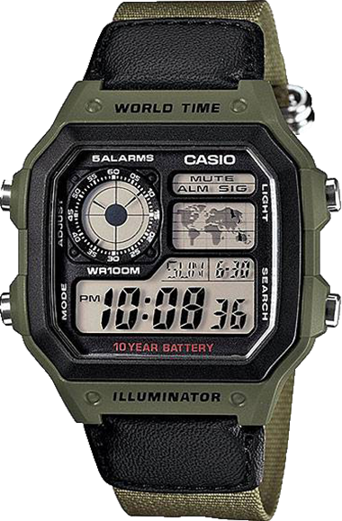 Наручные часы CASIO AE-1200WHB-3B