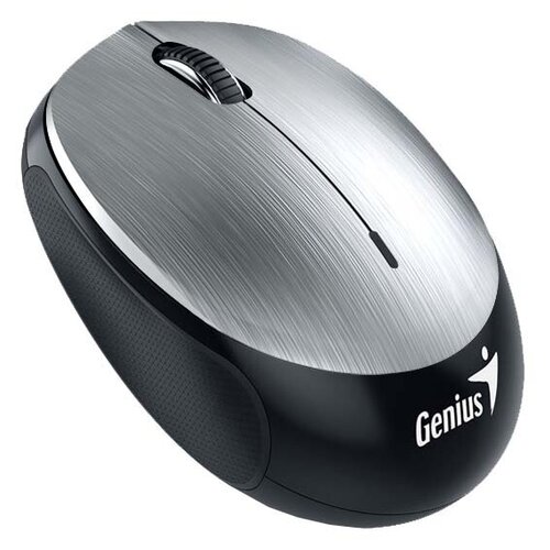Мышь Genius NX-9000BT, серебро беспроводная мышь genius nx 9000bt стальной