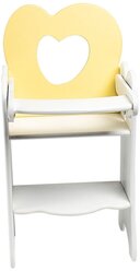 PAREMO Кукольный стульчик для кормления (PFD120) желтый