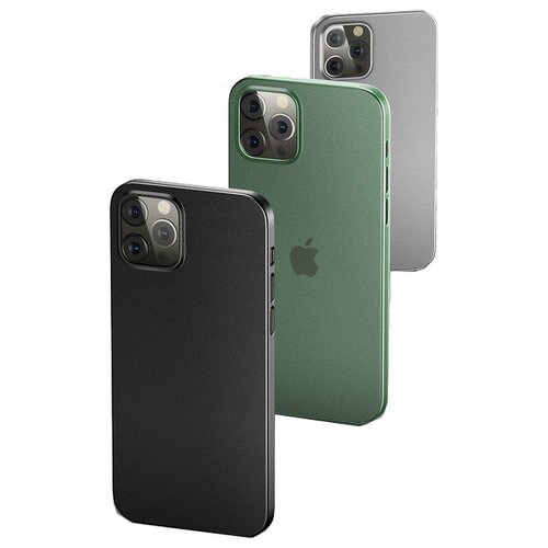 фото Чехол-накладка для iphone 12\12 pro usams us-bh609 gentle прозрачно-зеленый