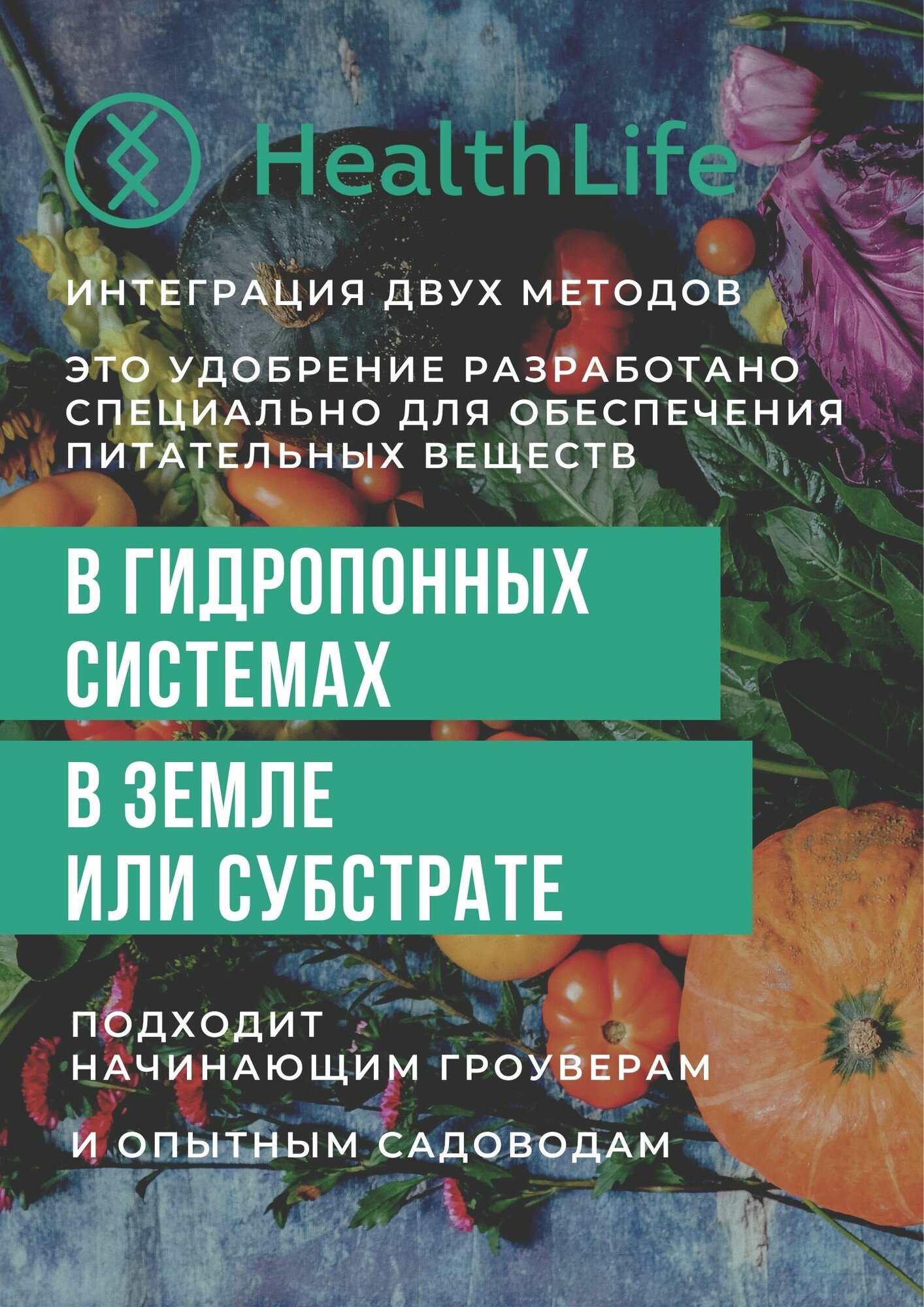 Удобрение универсальное HealthLife А+B (2 бутылки по 1000 мл) Прикормка для гидропоники и грунта увеличивает урожайность - фотография № 2