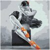 Котеин картина по номерам Юная балерина 30х30 см (KHM0032) - изображение