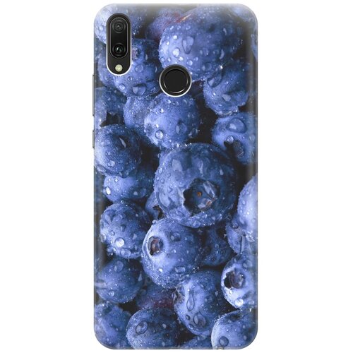 фото Re:pa накладка transparent для huawei y9 (2019) с принтом "черника"