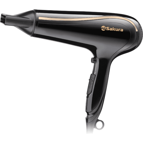 Фен электрический Sakura SA-4029BK 2200Вт 4 темпрежима 2 скорости 110800₽