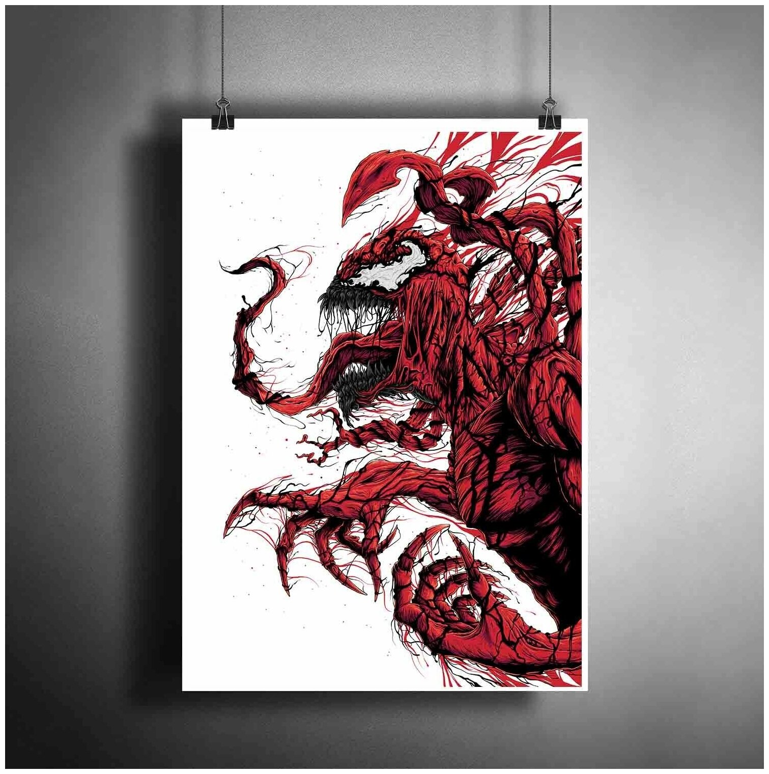 Постер плакат для интерьера "Веном. The Venom. Фильм"/ Декор дома, офиса. A3 (297 x 420 мм)