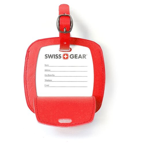 Бирка для багажа SWISSGEAR, 1 шт., красный