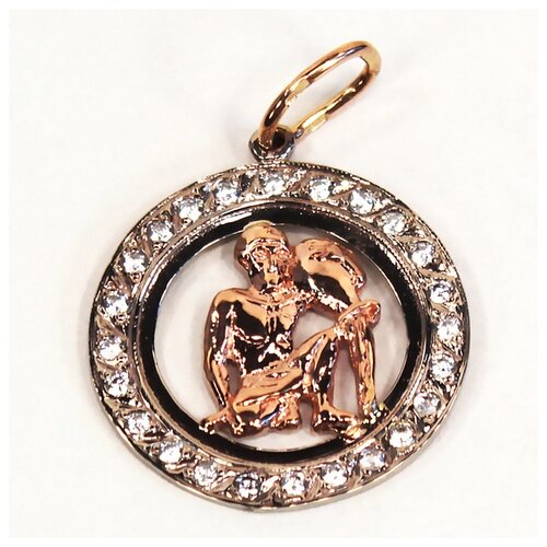 фото The jeweller подвеска знак зодиака водолей из золота с фианитами 7009к24