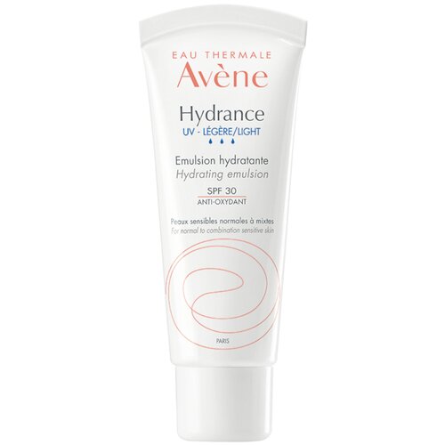 avene hydrance legere hydrating emulsion увлажняющая эмульсия для лица 40 мл AVENE Hydrance UV30 Legere Hydrating Emulsion увлажняющая эмульсия для нормальной и комбинированной кожи лица, 40 мл