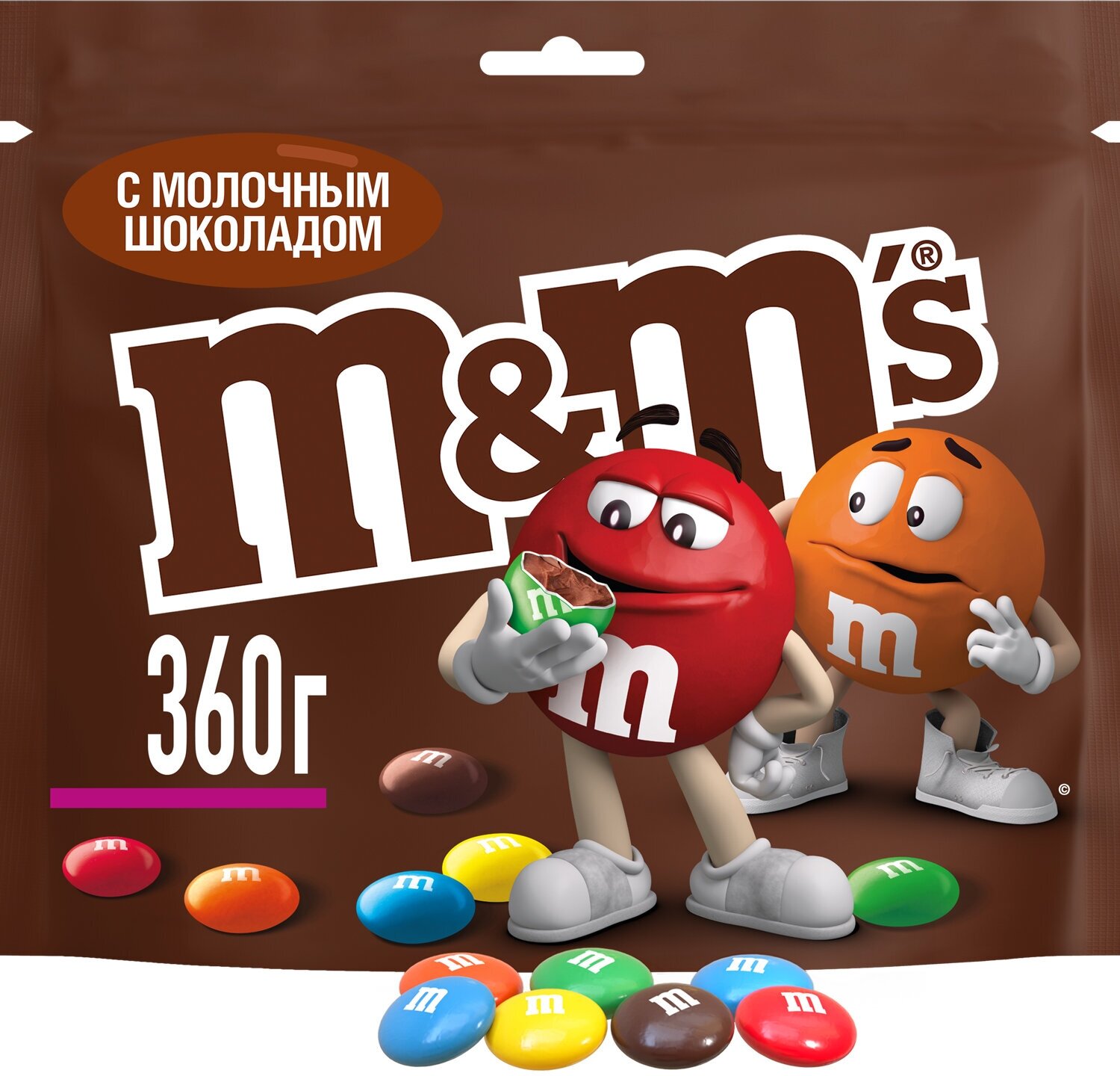 M&M's драже с молочным шоколадом