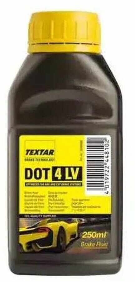 Тормозная жидкость TEXTAR Brake Fluid DOT4 0,25 л 95006000