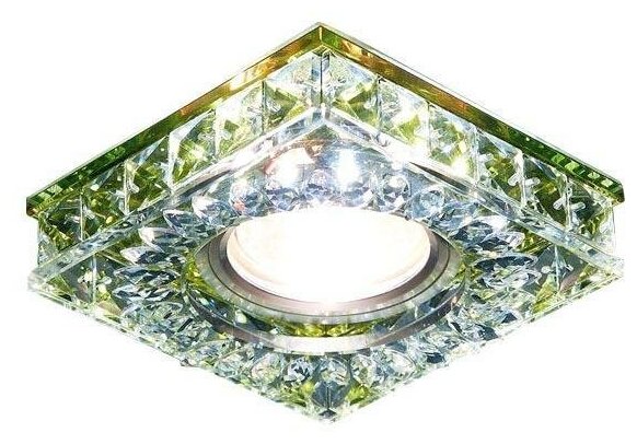 Встраиваемый светильник Ambrella light Crystal Led S251 GD