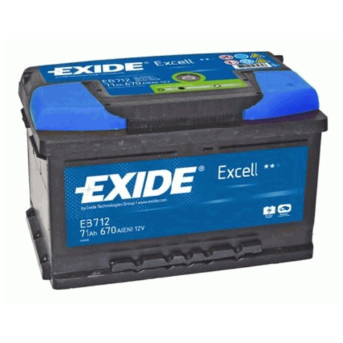 фото Exide аккумулятор exide eb712 71 а*ч о.п.
