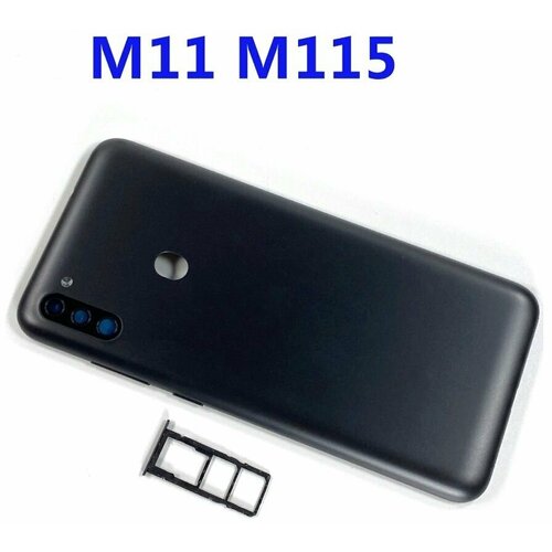 Сим лоток / Держатель сим карты / Контейнер SIM / sim holder SIM для Samsung M115F ( M11 ) Черный