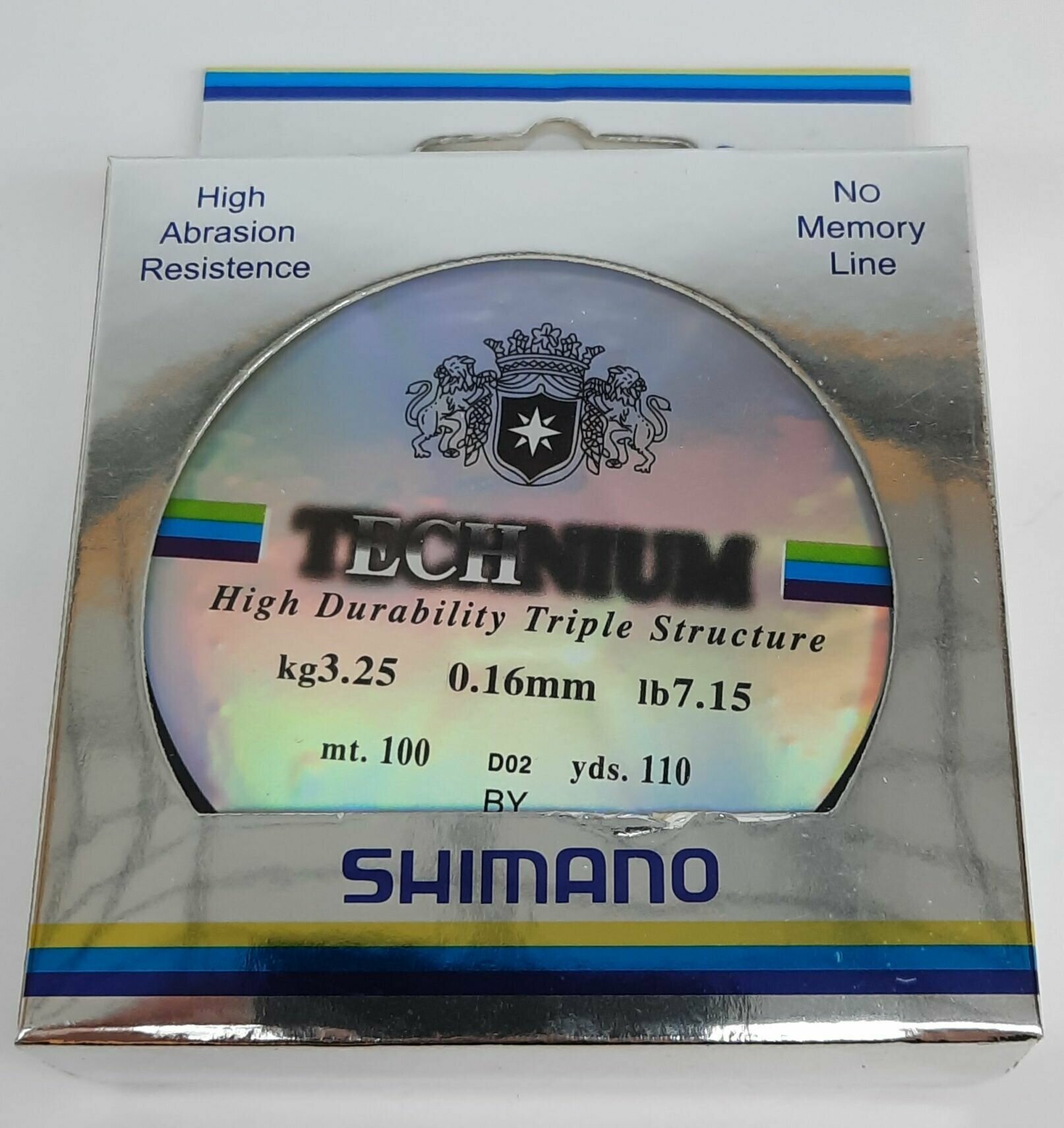 Леска SHIMANO technium 0.16 мм. 3.25 кг. 100 м. рыболовная летняя