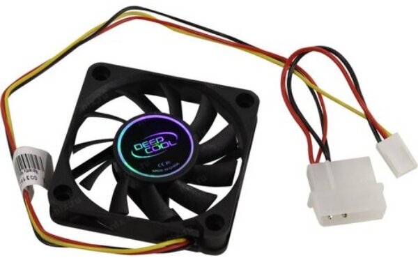 Вентилятор для корпуса Deepcool XFAN 60 60x60x12 3pin+4pin (molex) 24dB 30g - фотография № 10