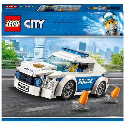 Конструктор LEGO City Police 60239 Автомобиль полицейского патруля, 92 дет. конструктор playmobil city action 6920 патрульная машина 35 дет