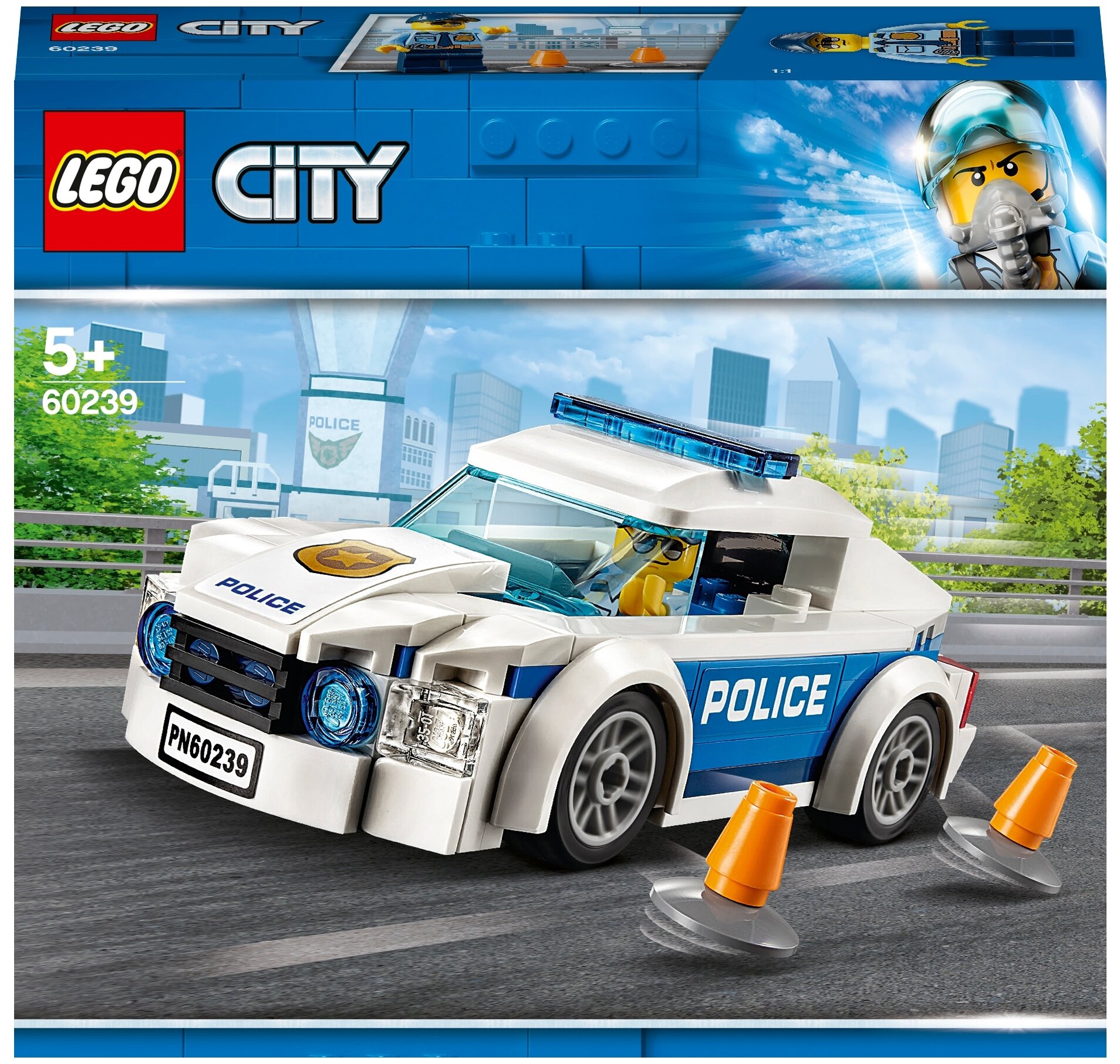 Конструктор LEGO City Police 60239 Автомобиль полицейского патруля