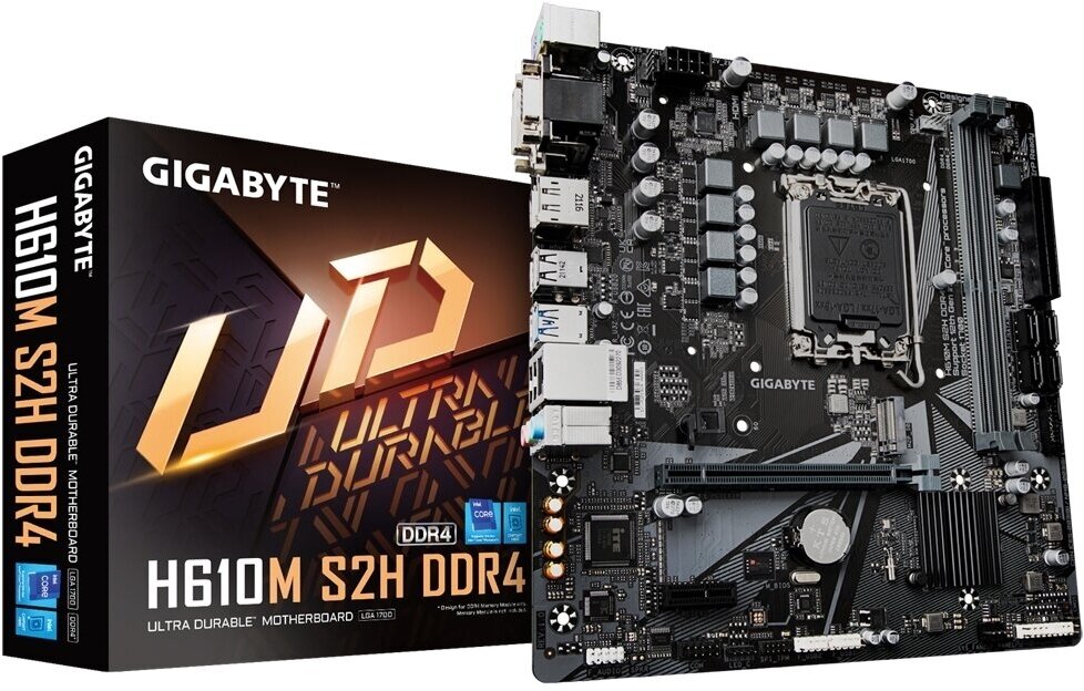 Материнская плата Gigabyte H610M S2H DDR4