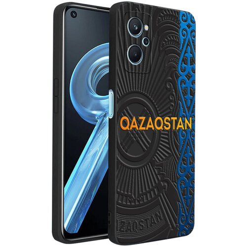 Силиконовый чехол Mcover для Realme 9i с рисунком Qazaqstan