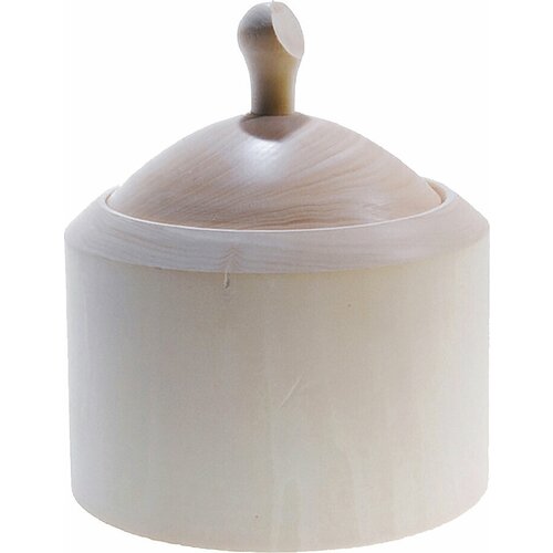 Сахарница деревянная из липы, форма 