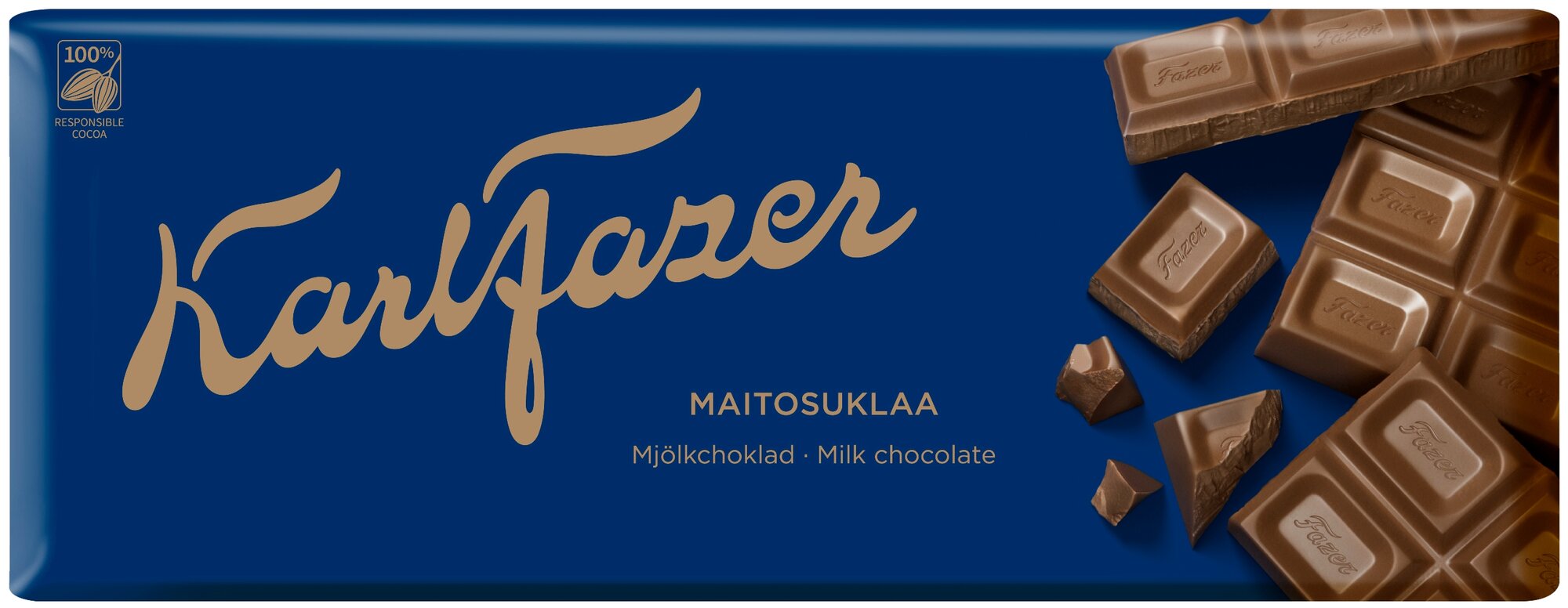 Молочный шоколад Fazer, 200 гр, Финляндия