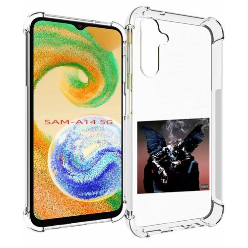 Чехол MyPads Travis Scott - Birds In The Trap Sing McKnight для Samsung Galaxy A14 4G/ 5G задняя-панель-накладка-бампер чехол mypads travis scott birds in the trap sing mcknight для samsung galaxy m13 задняя панель накладка бампер